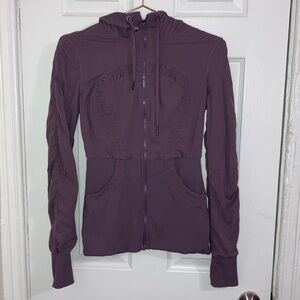 Lululemon Dance Studio Jacket Dusky‎ Lavender / Heathered Dusky Lavender Size 6